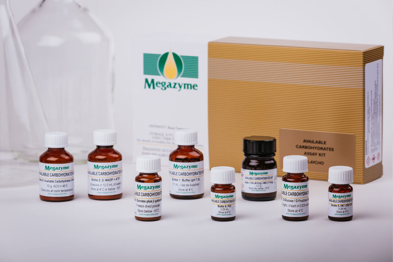 Megazyme K-AVCHO: Available Carbohydrates Assay Kit