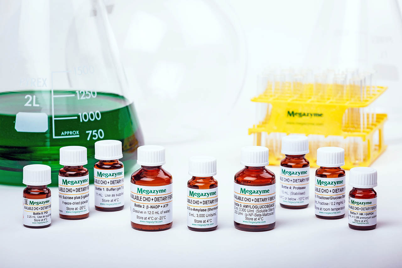 Megazyme K-ACHDF: Available Carbohydrates/Dietary Fiber Assay Kit