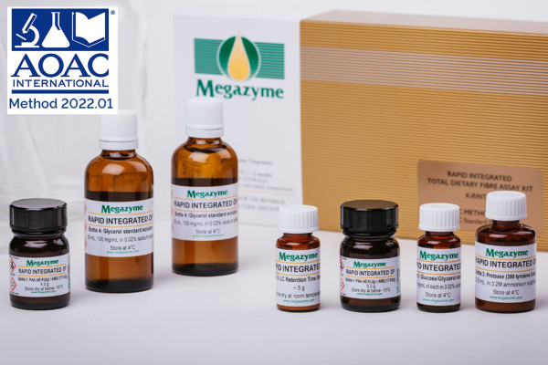 Megazyme K-RINTDF: Rapid Integrated Total Dietary Fiber Assay Kit