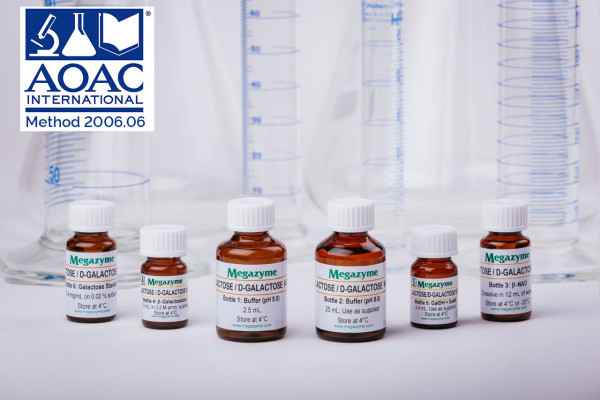 Megazyme K-LACGAR: Lactose/Galactose Assay Kit (Rapid)
