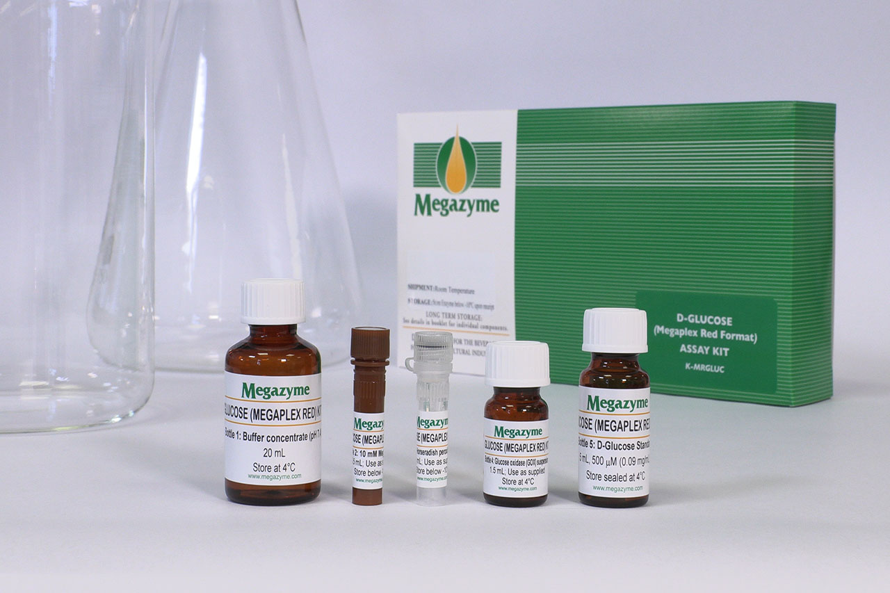 Megazyme K-MRGLUC: D-Glucose Assay Kit Megaplex Red