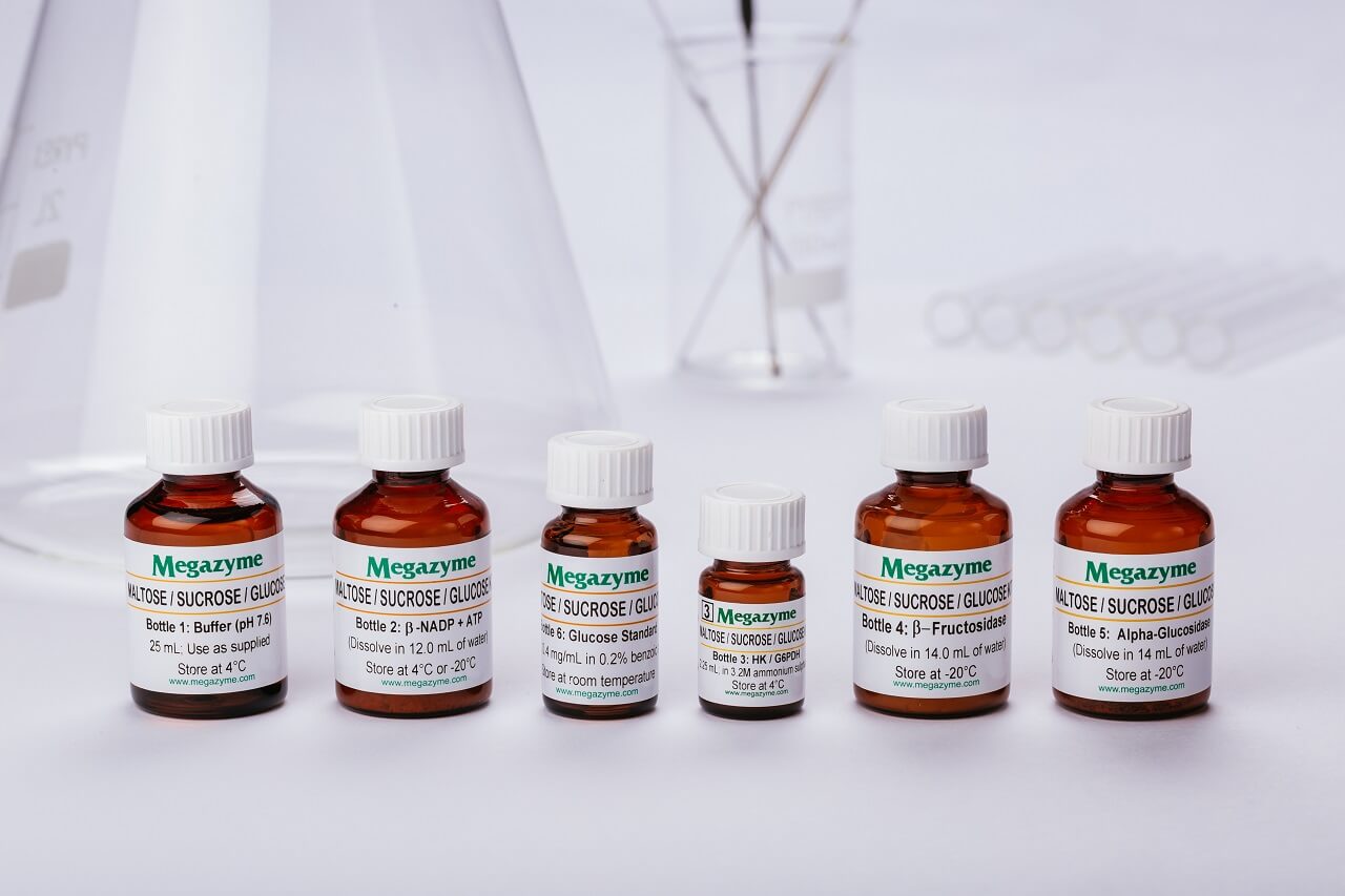Megazyme K-MASUG: Maltose/Sucrose/D-Glucose Assay Kit