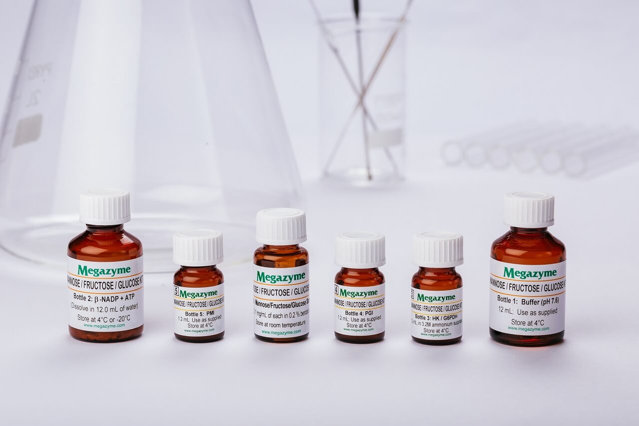 Megazyme K-MANGL: D-Mannose/D-Fructose/D-Glucose Assay Kit