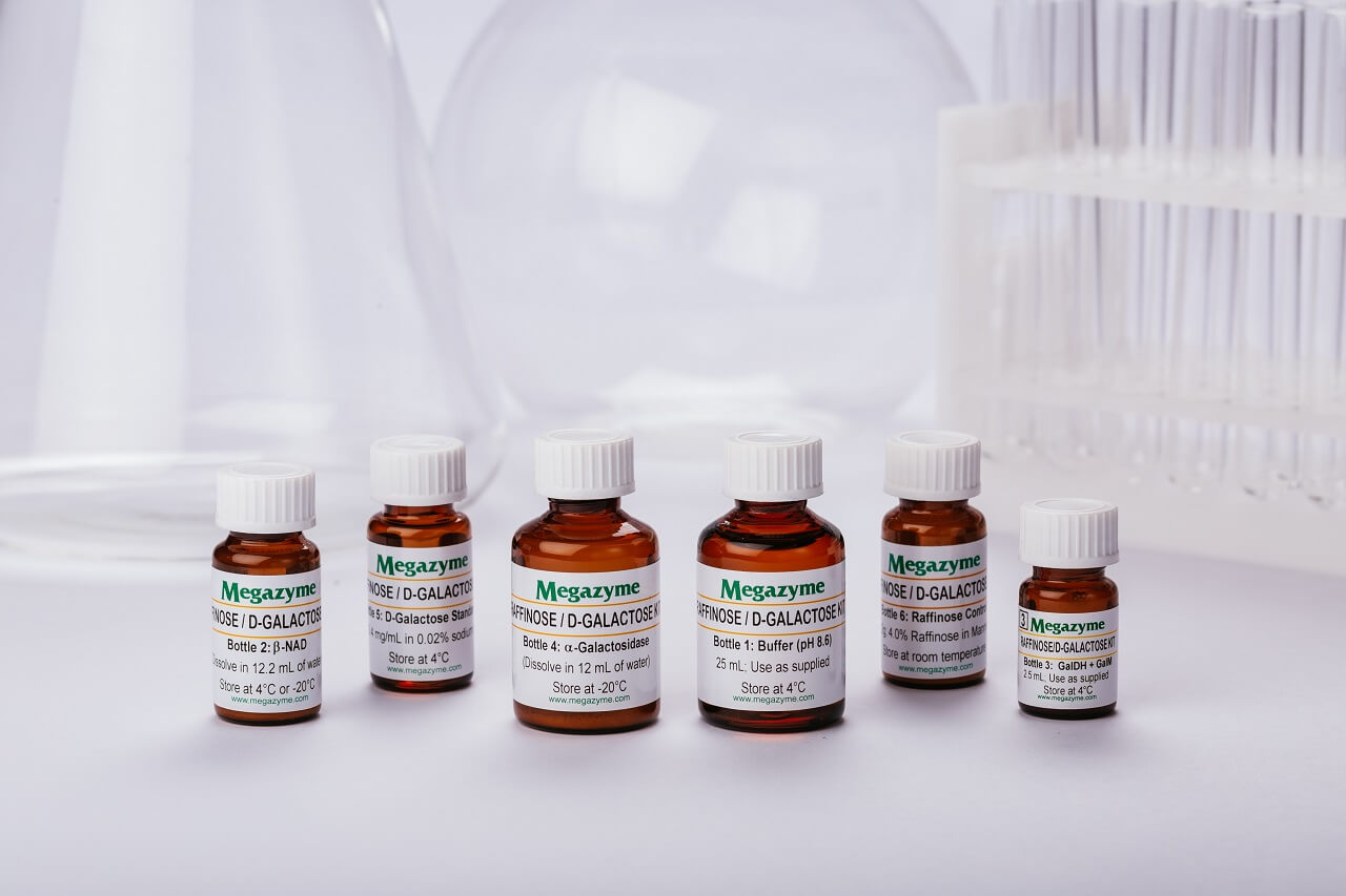 Megazyme K-RAFGA: Raffinose/D-Galactose Assay Kit