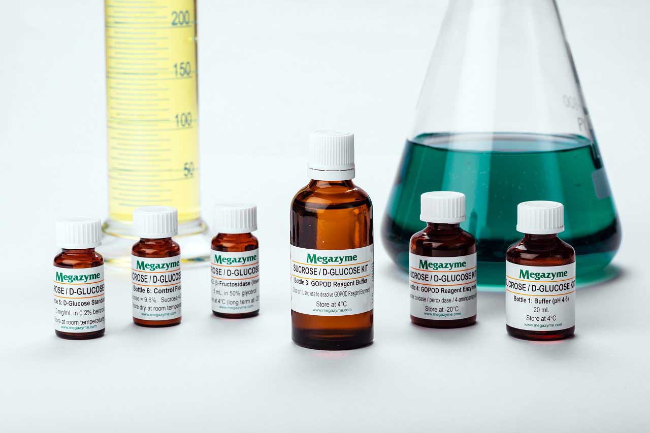 Megazyme K-SUCGL: Sucrose/D-Glucose Assay Kit