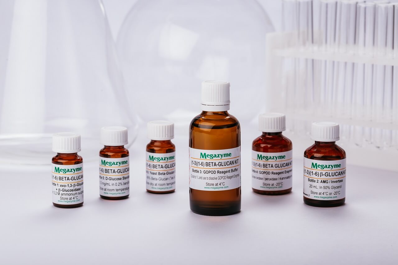 Megazyme K-YBGL: β-glucan Assay Kit Yeast and Mushroom