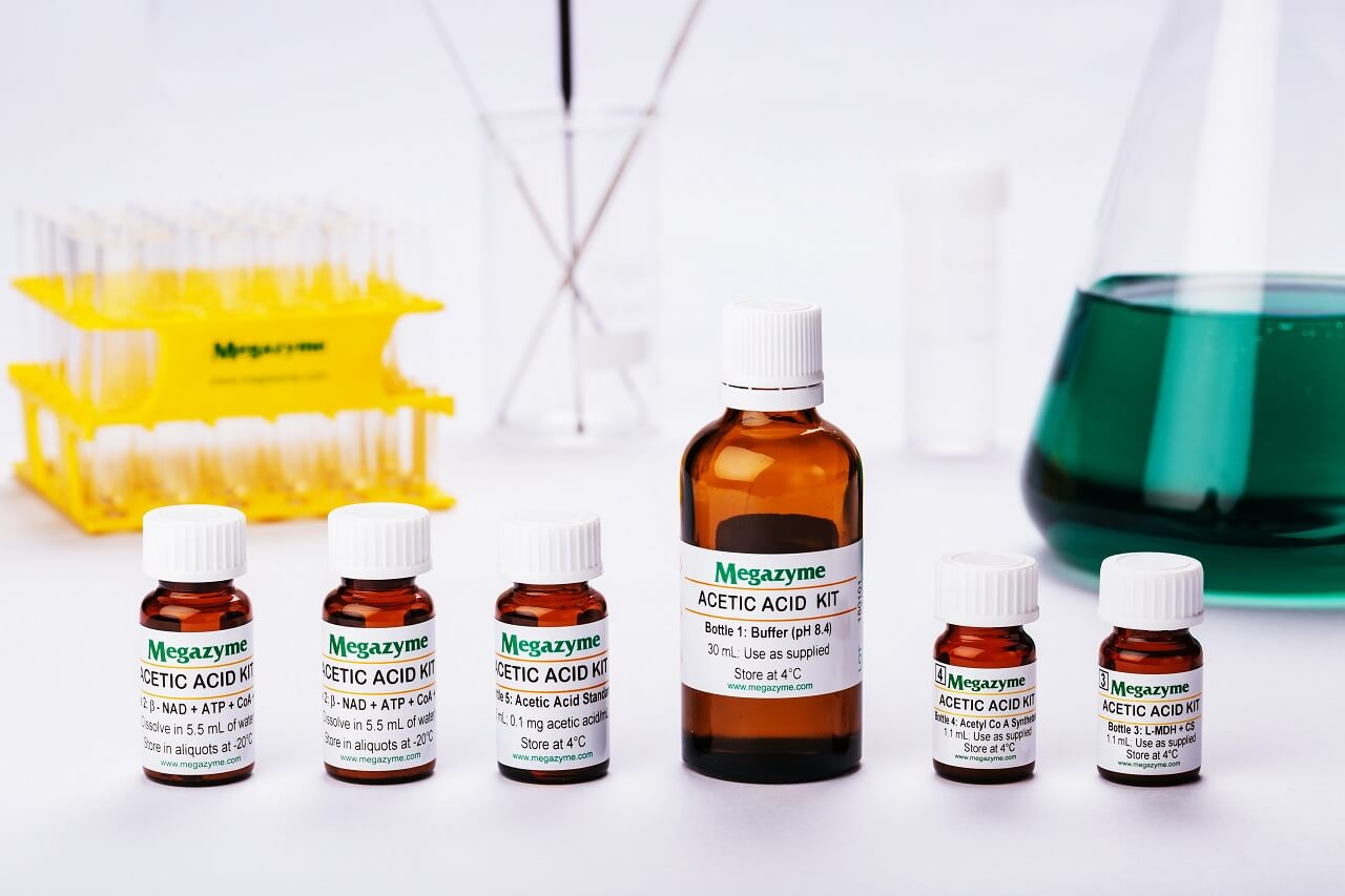 Megazyme K-ACET: Acetic Acid Assay Kit (ACS Manual format)