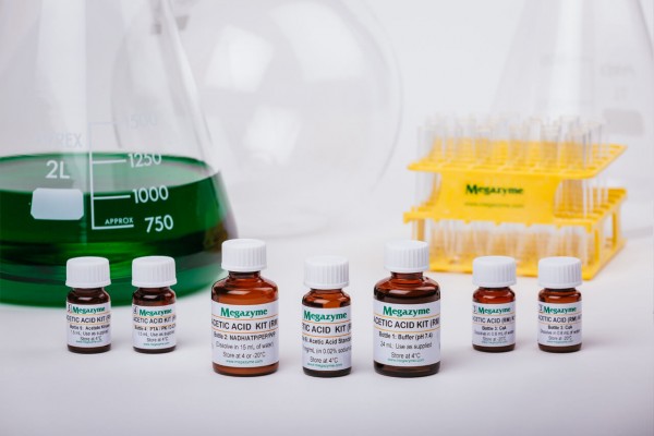 Megazyme K-ACETRM: Acetic Acid Assay Kit (Acetate Kinase Manual Format)