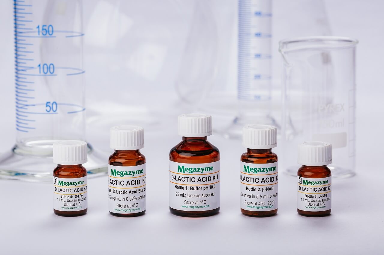 Megazyme K-DATE: D-Lactic Acid Rapid Assay Kit