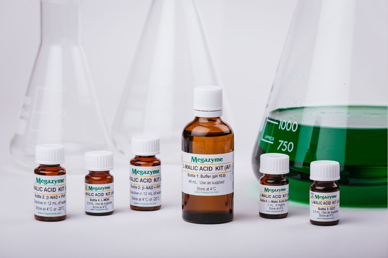 Megazyme K-LMALAF: L-Malic Acid Assay Kit (Analyser Format)