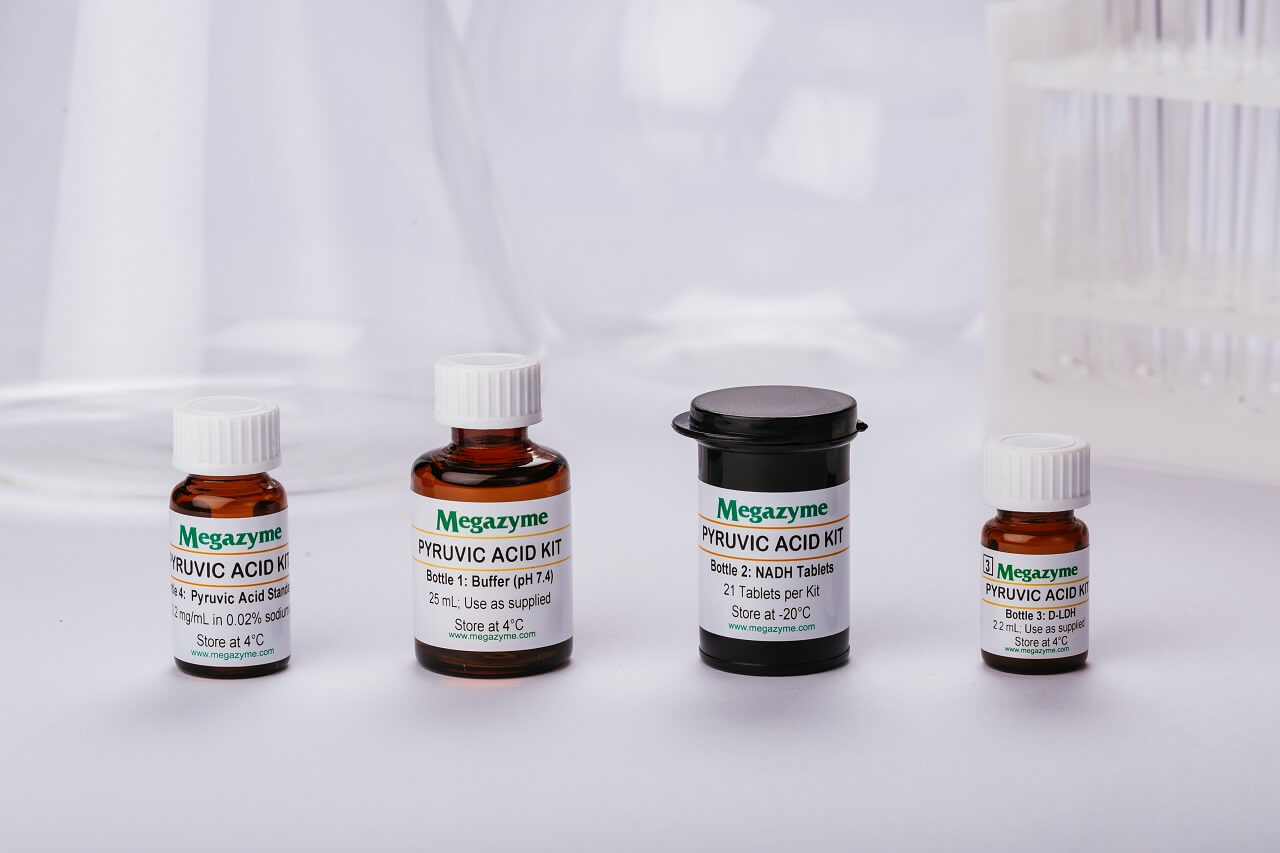 Megazyme K-PYRUV: Pyruvic Acid Assay Kit